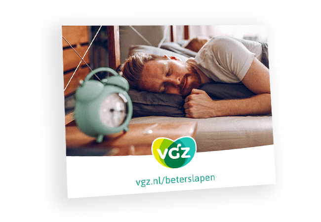 Ansichtkaart Beter slapen