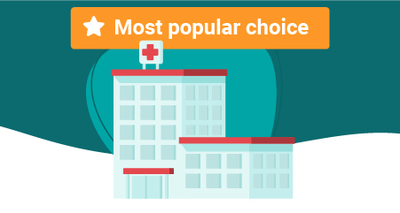 Most popular choice VGZ Ruime Keuze is the most popular choice