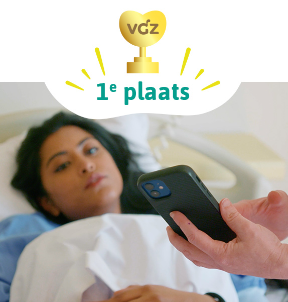 Eerste plaats Zinnige Zorg Award 2021 ikHerstel app