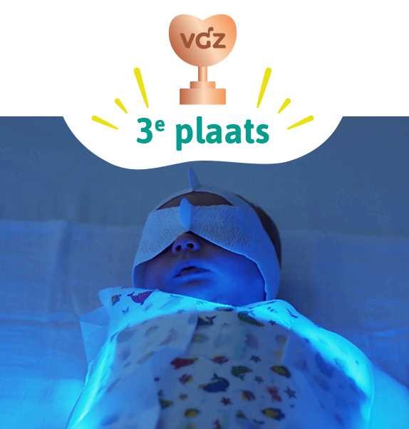 derde plaats Zinnige Zorg Award 2021 fototherapie geelzucht