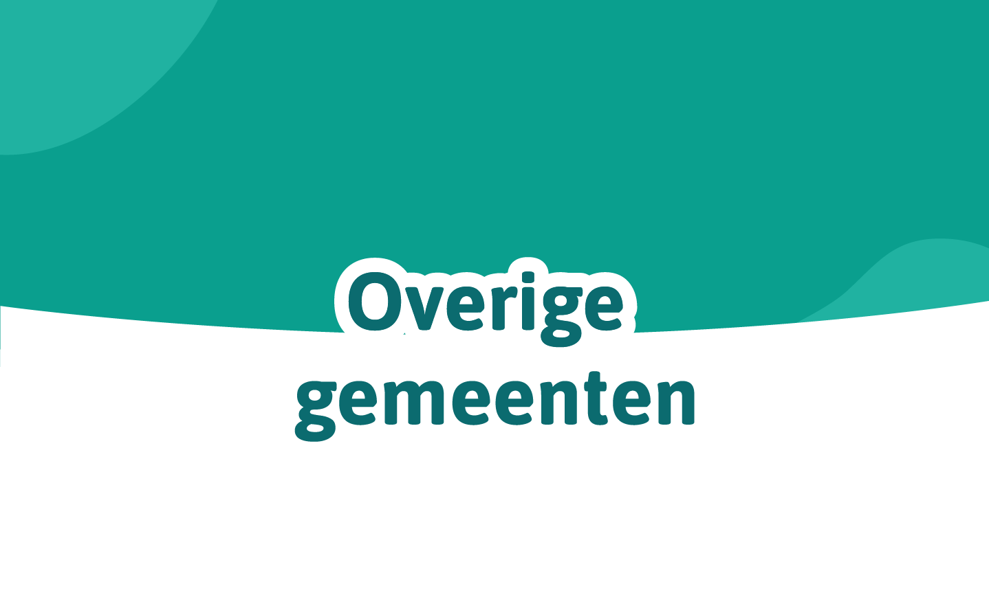 Bekijk het VGZ Gemeentepakket voor de overige gemeenten