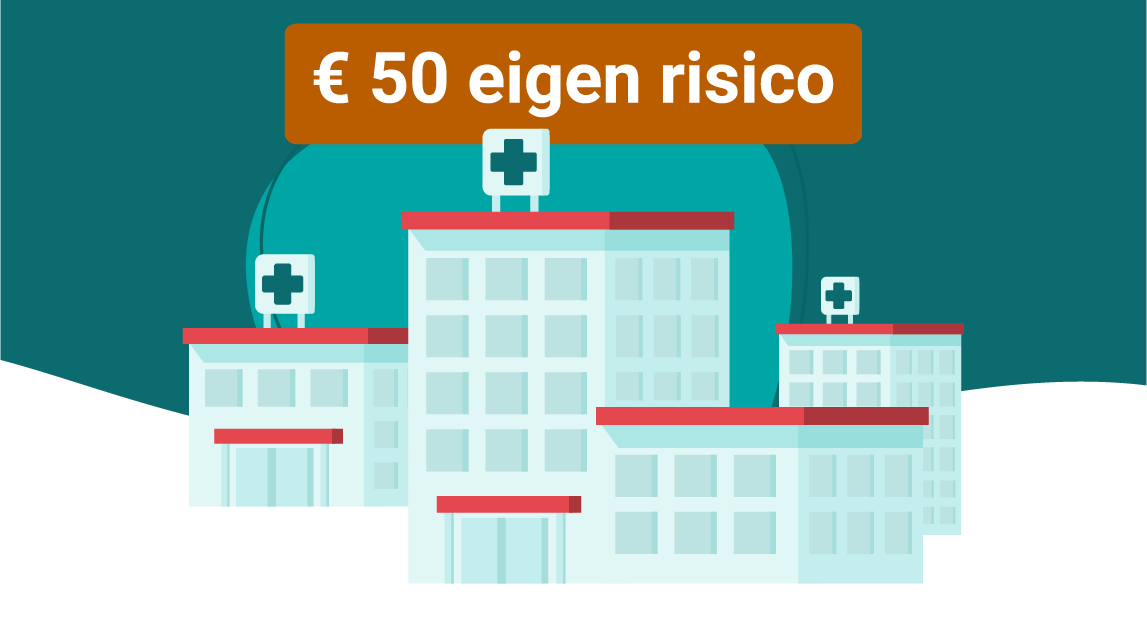 Met dit pakket heb je € 50 eigen risico