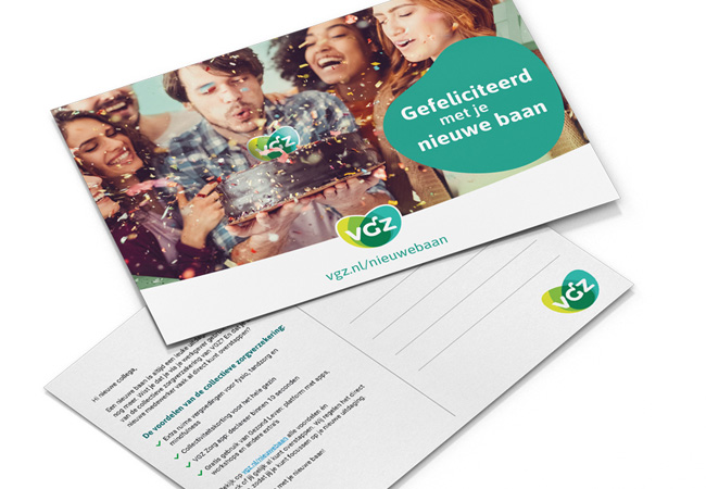 VGZ Nieuwe Baan ansichtkaart